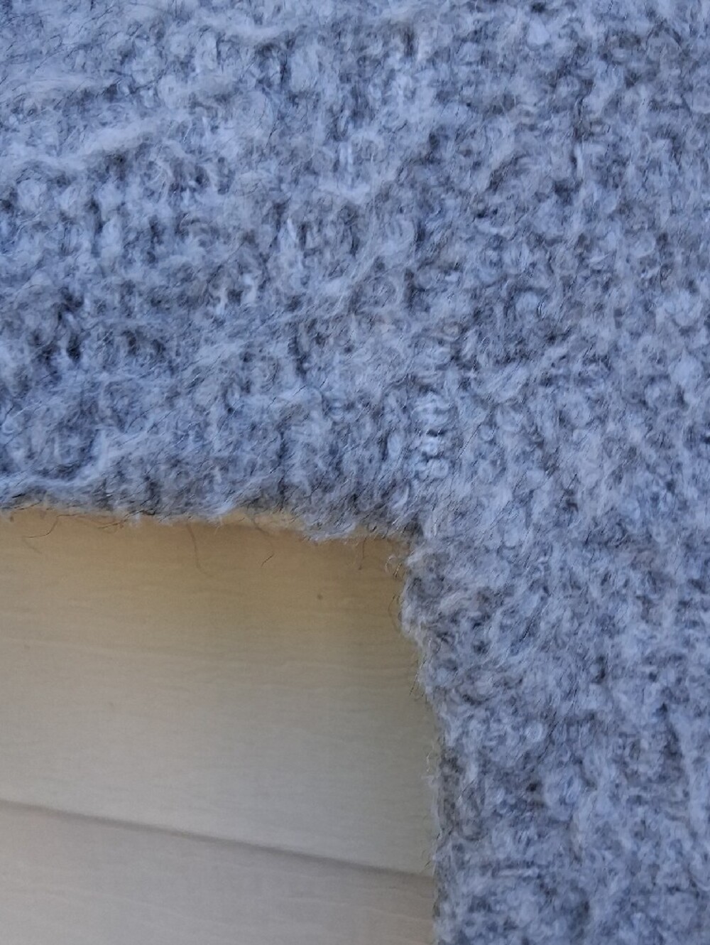 LE BON SHOPPE Cozy Gray Crewneck Sweater — Relaxed Knit Pullover - Picture 5 of 10